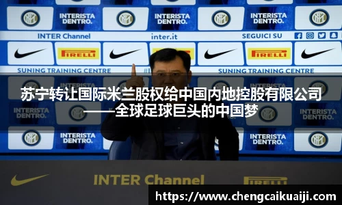 苏宁转让国际米兰股权给中国内地控股有限公司——全球足球巨头的中国梦